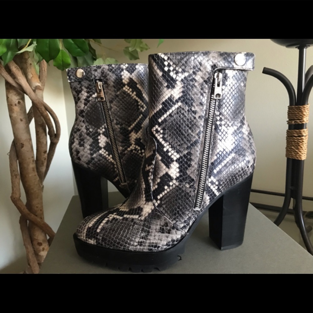 AllSaints Leather Platform Boot